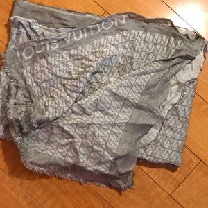 Louis Vuitton Logo Printed Summer Scarf